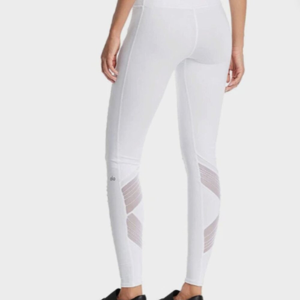 ALO Yoga - High-Waist Ultimate Legging - White Large / L - Picture 4 of 4